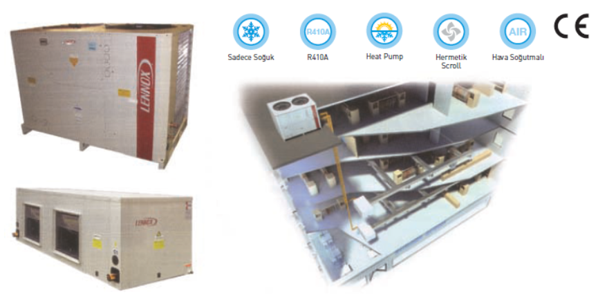 Büyük Kanallı Split Klimalar AirCoolair Serisi 20-135 kW